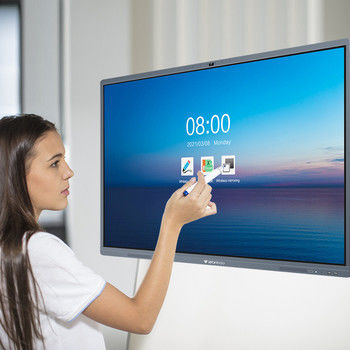 55 Inch Layar Sentuh Papan Tulis Elektronik Interaktif All In One