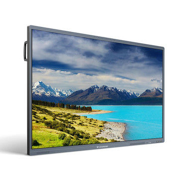 Bingkai Paduan Aluminium Interaktif H8Q 75 Inch Smart Board Monitor Ir Touch
