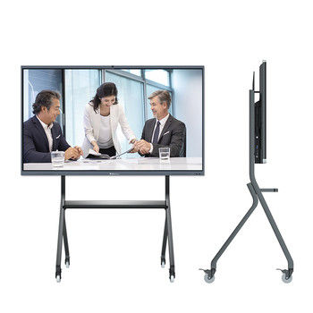 LCD 55 '' Papan Tulis Interaktif Layar Sentuh Berjalan Mulus