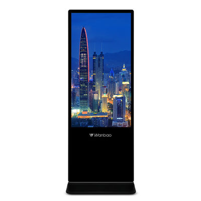 65 Inch Indoor LCD Digital Signage Advertising Player Berbagai Bahasa
