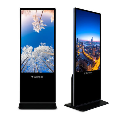 Layar Sentuh Layar kios iklan Android Tempered Glass 55 ''