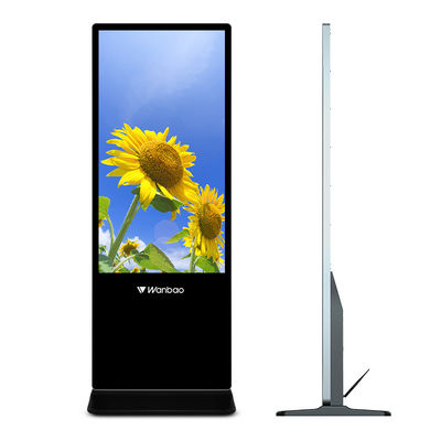 55 Inch 4k Android Digital Signage Totem Layar Sentuh