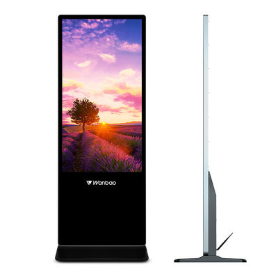 55 Inch 4k Android Digital Signage Totem Layar Sentuh