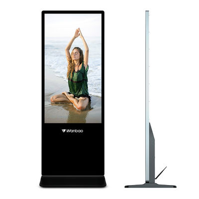 43 Inch Wifi Layar Sentuh Kios Tampilan Iklan Player Digital Signage