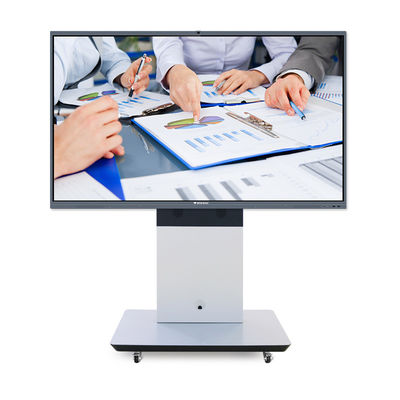Panel Datar Interaktif Usb Semua Dalam Satu Papan Tulis Perusahaan Untuk Rapat / Pendidikan 75&quot;