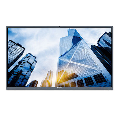 Ruang Konferensi Cerdas 75 '' Panel Datar Layar Sentuh Papan Cerdas / Papan Tulis Interaktif Panel Datar TV