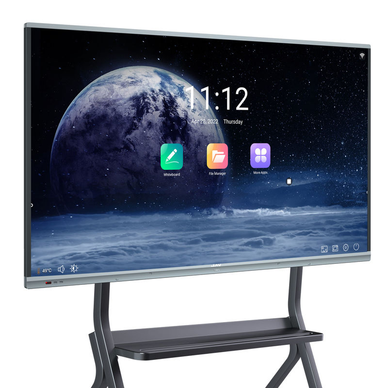 H6C 86 Inch Smart Panel AG Sekolah Layar Sentuh Menggunakan Pabrik OEM Papan Interaktif