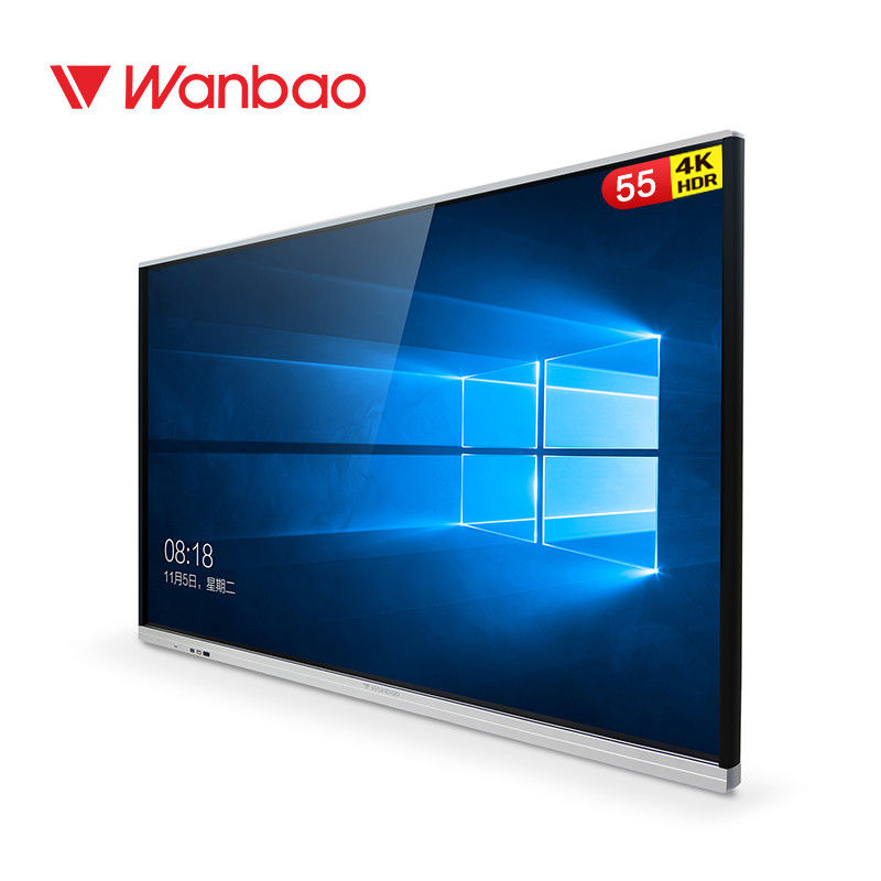 LCD Interactive Digital Smart Board Peralatan Pendidikan Elektronik Untuk Sekolah 55/65/75/86/100 Inch