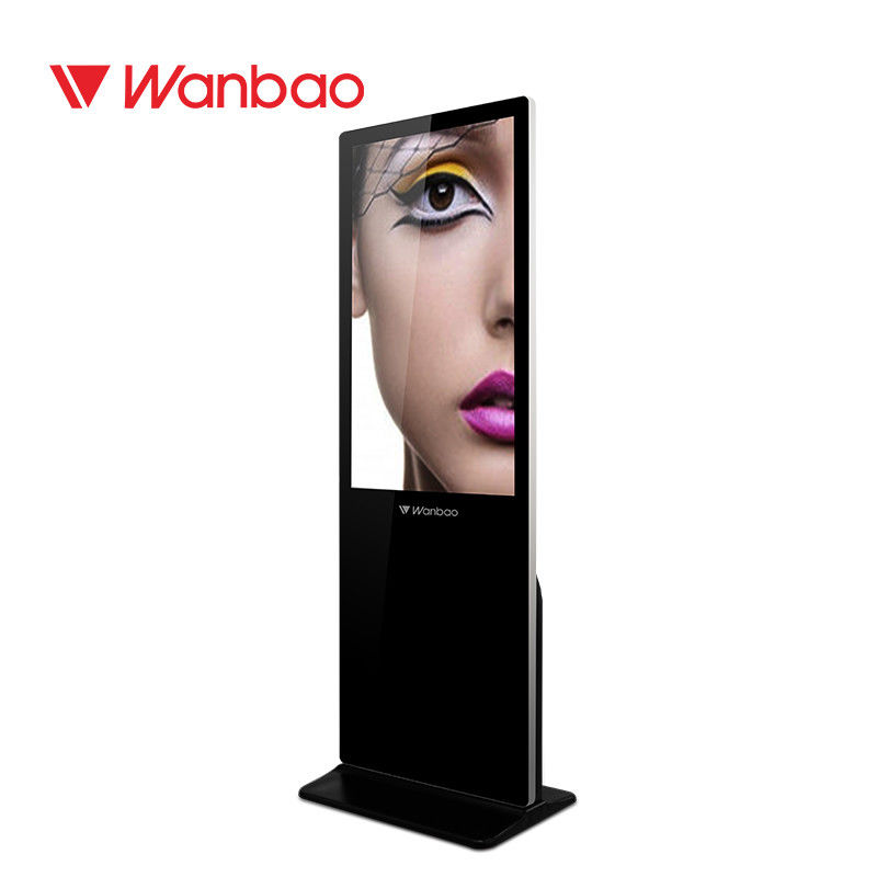 Slim Body Vertical Digital Kios Display Untuk Supermarket / Shopping Mall