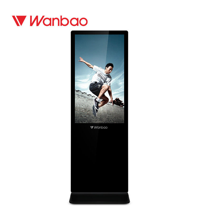 Slim Body Indoor Advertising LED Display Jenis Berdiri Gratis Untuk Bioskop