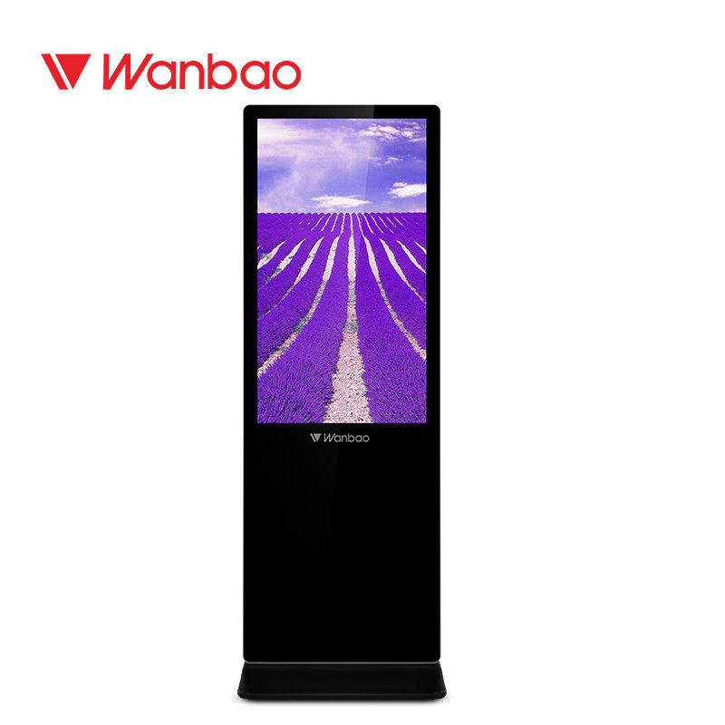 43 50 55 65 Inch Floor Standing LCD Advertising Player Layar Video Android OEM