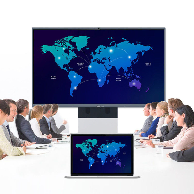 100 '' Digital Interactive Board Smart Digital IR Whiteboard Interactive Display Stand Untuk Rapat