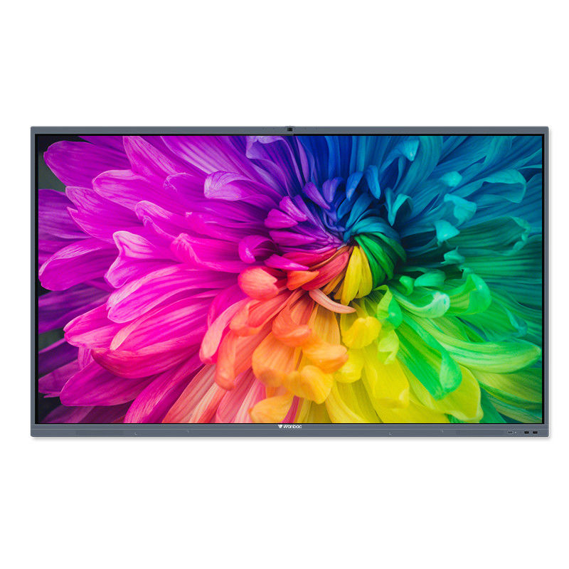 Ruang Konferensi Cerdas 75 '' Panel Datar Layar Sentuh Papan Cerdas / Papan Tulis Interaktif Panel Datar TV
