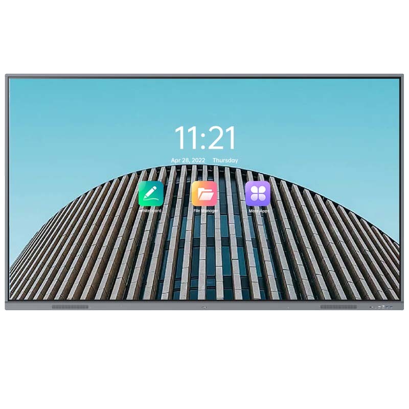 H10 75 Inch Interactive Flat Panel Display Papan Digital Disesuaikan Untuk Ruang Kelas
