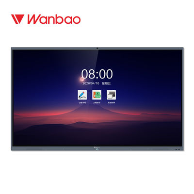 Papan Cerdas Digital Interaktif Peralatan Pendidikan Elektronik Untuk Sekolah 55/65/75/86/100 Inch