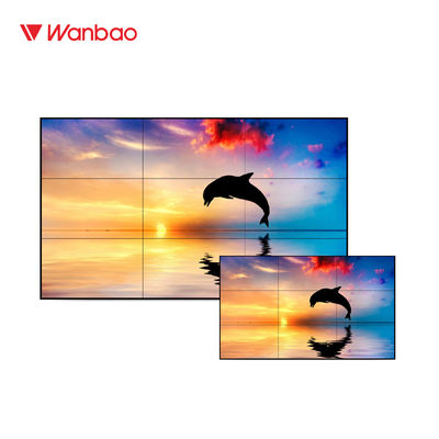 Tampilan Dinding Video LCD LID 55 "Dengan Bezel Sempit 5.3mm Dengan LED Backlight