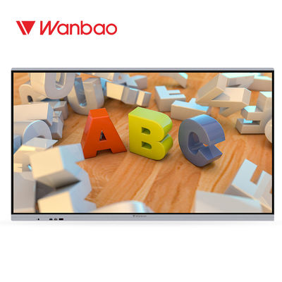 All In One LCD Interactive Whiteboard 86 Inch Teaching Menggunakan Layar Sentuh 4K