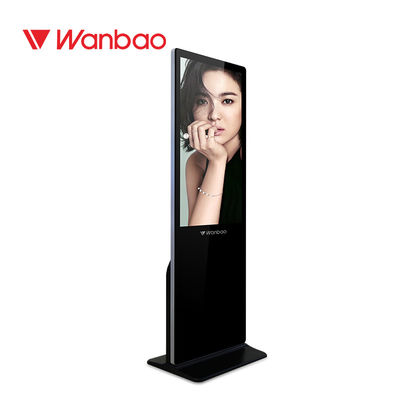 32 Inches Multilingual Floor Standing LCD Advertising Player untuk pusat perbelanjaan